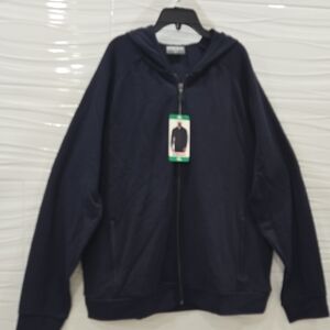 32 Degrees Men's Navy Zip Up Sweater